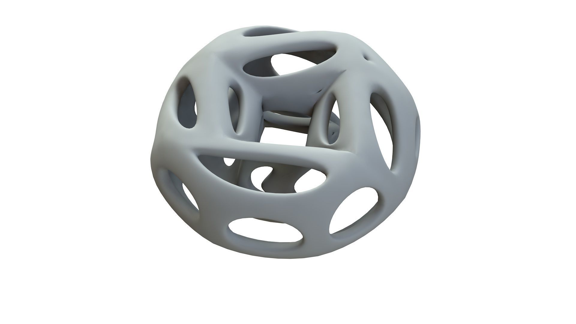 SciFi Cube Object No 65468 Low Poly Shape Low-poly 3D model_15