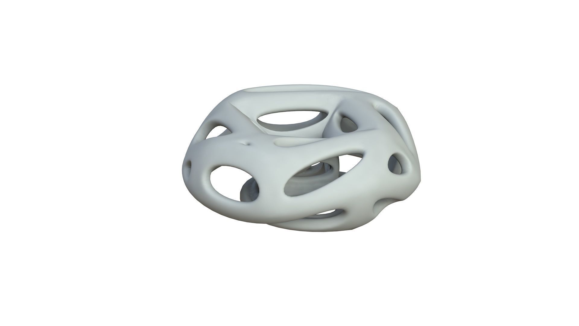 SciFi Cube Object No 65468 Low Poly Shape Low-poly 3D model_3