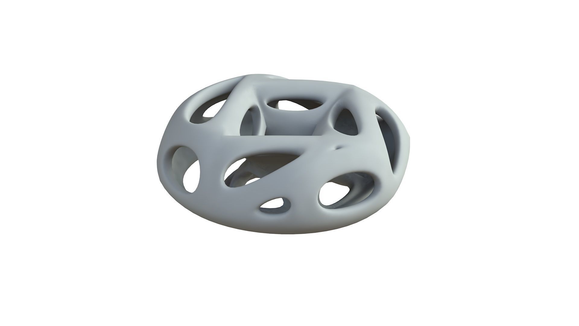 SciFi Cube Object No 65468 Low Poly Shape Low-poly 3D model_6