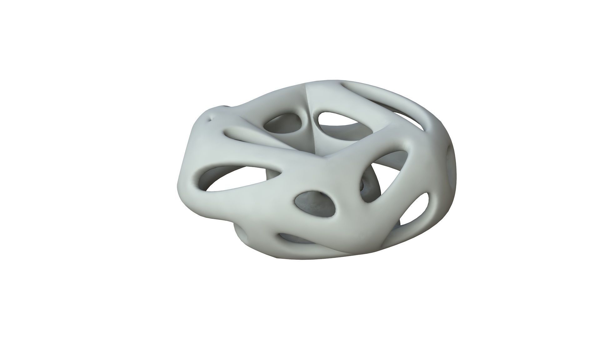 SciFi Cube Object No 65468 Low Poly Shape Low-poly 3D model_1