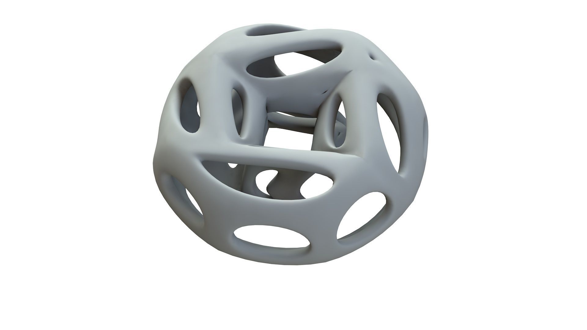 SciFi Cube Object No 65468 Low Poly Shape Low-poly 3D model_16