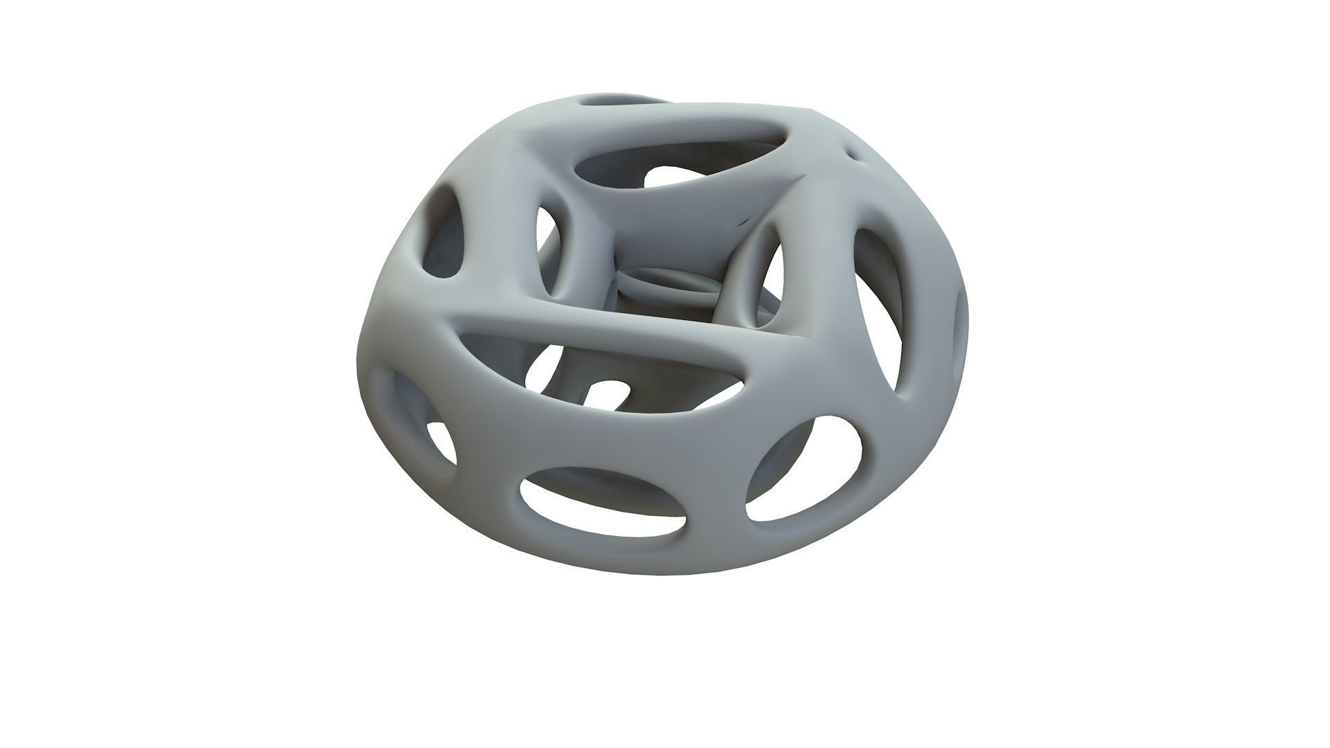 SciFi Cube Object No 65468 Low Poly Shape Low-poly 3D model_14