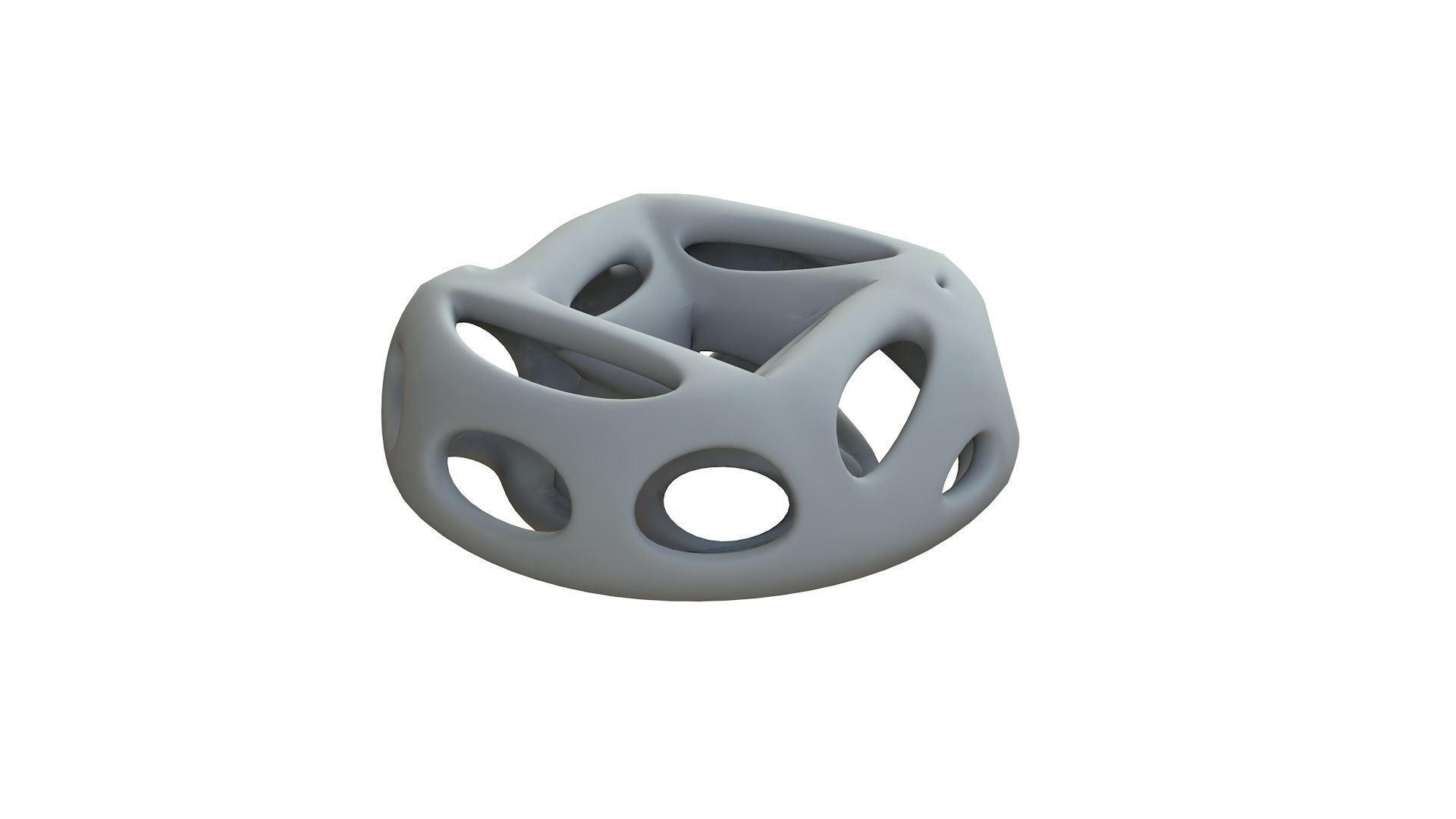 SciFi Cube Object No 65468 Low Poly Shape Low-poly 3D model_10