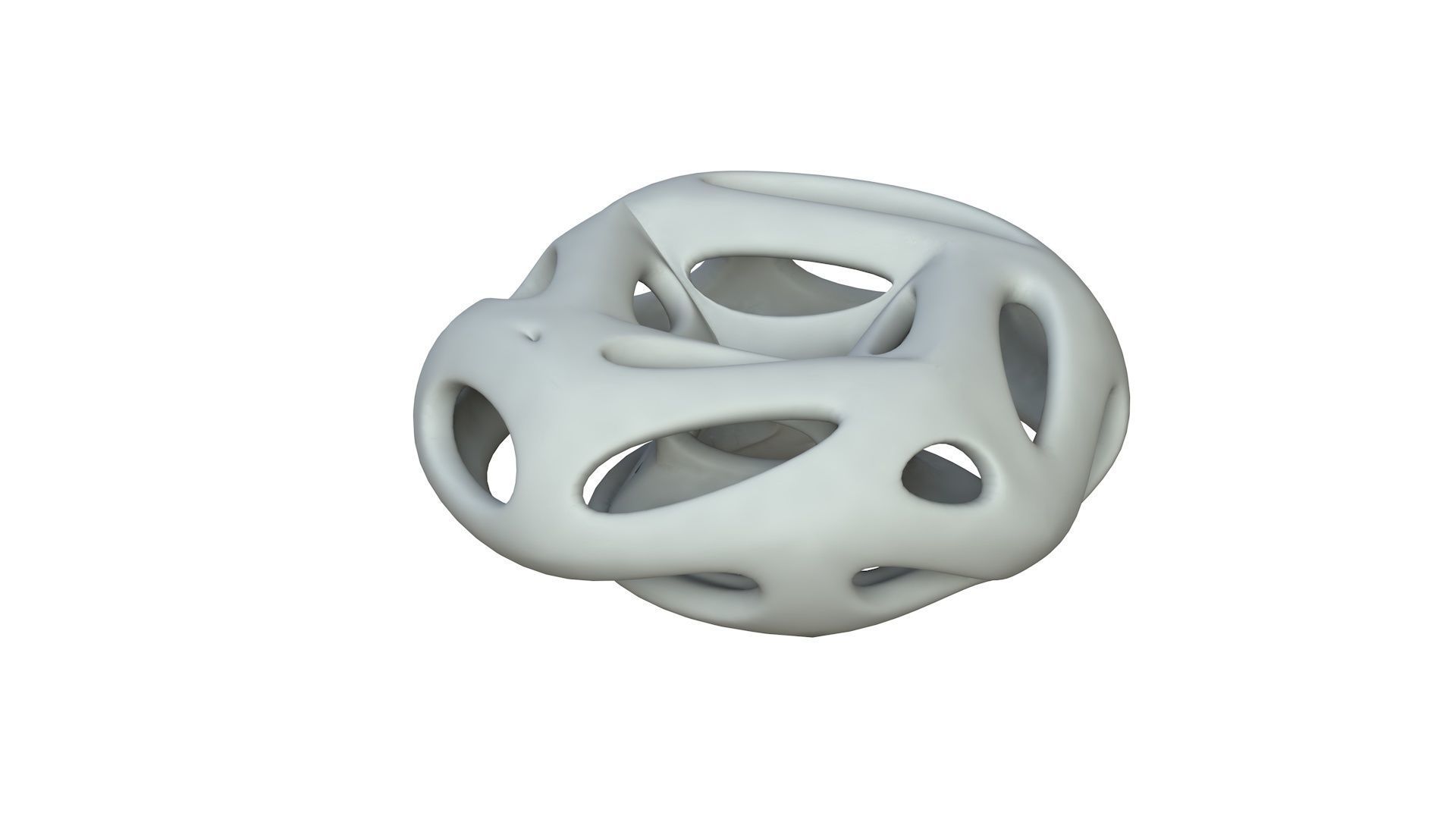 SciFi Cube Object No 65468 Low Poly Shape Low-poly 3D model_2