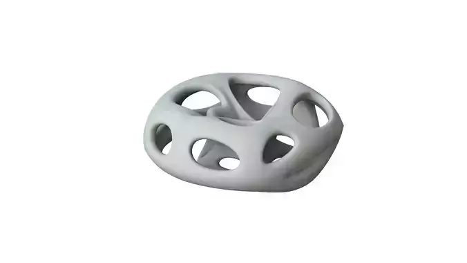 SciFi Cube Object No 65342 Low Poly Shape Low-poly 3D model