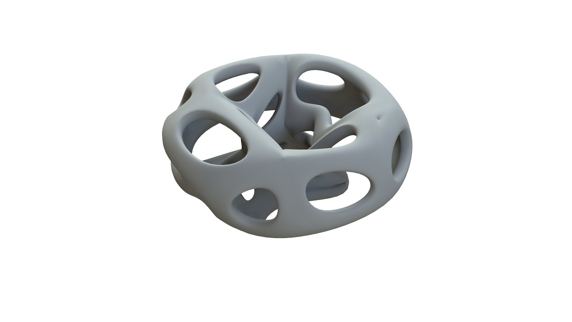 SciFi Cube Object No 65342 Low Poly Shape Low-poly 3D model_13