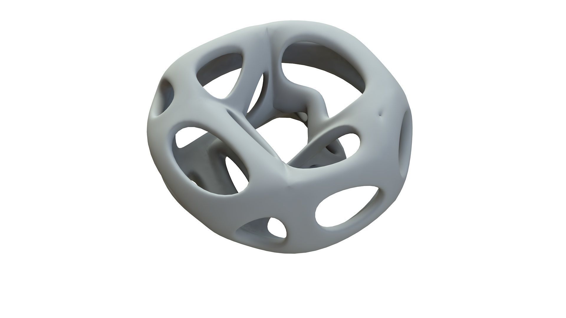 SciFi Cube Object No 65342 Low Poly Shape Low-poly 3D model_16