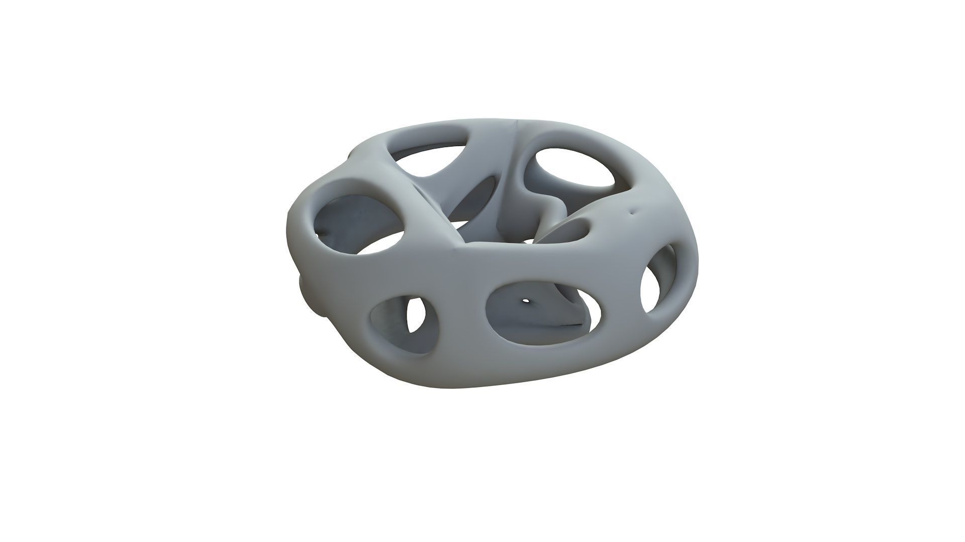 SciFi Cube Object No 65342 Low Poly Shape Low-poly 3D model_11