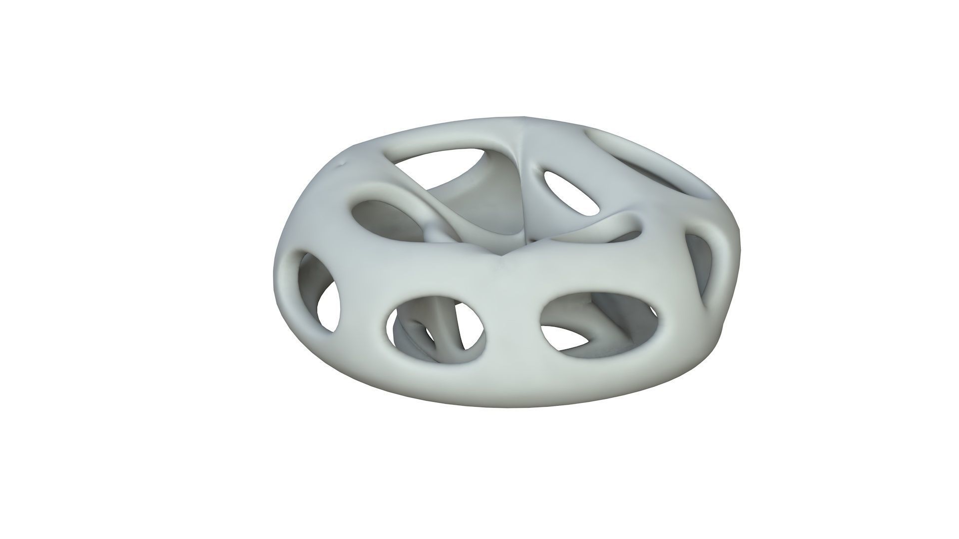 SciFi Cube Object No 65342 Low Poly Shape Low-poly 3D model_2