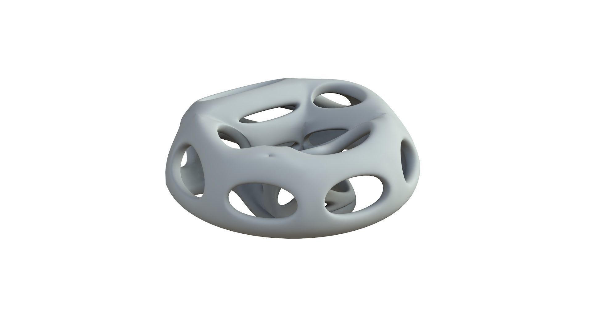 SciFi Cube Object No 65342 Low Poly Shape Low-poly 3D model_6