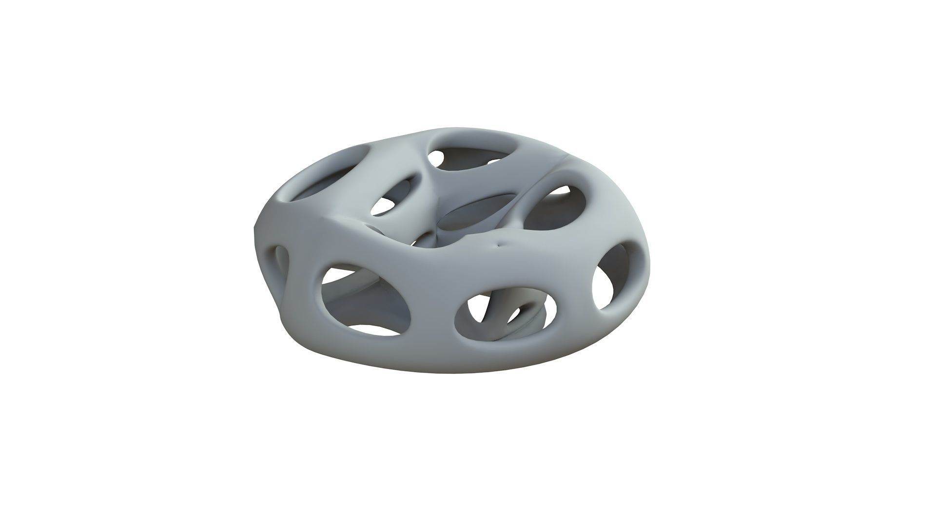 SciFi Cube Object No 65342 Low Poly Shape Low-poly 3D model_8