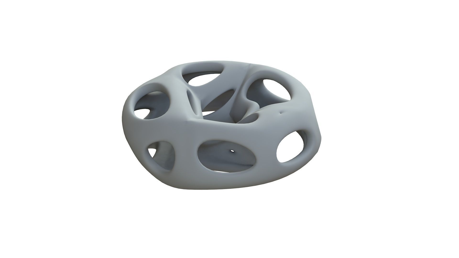 SciFi Cube Object No 65342 Low Poly Shape Low-poly 3D model_10