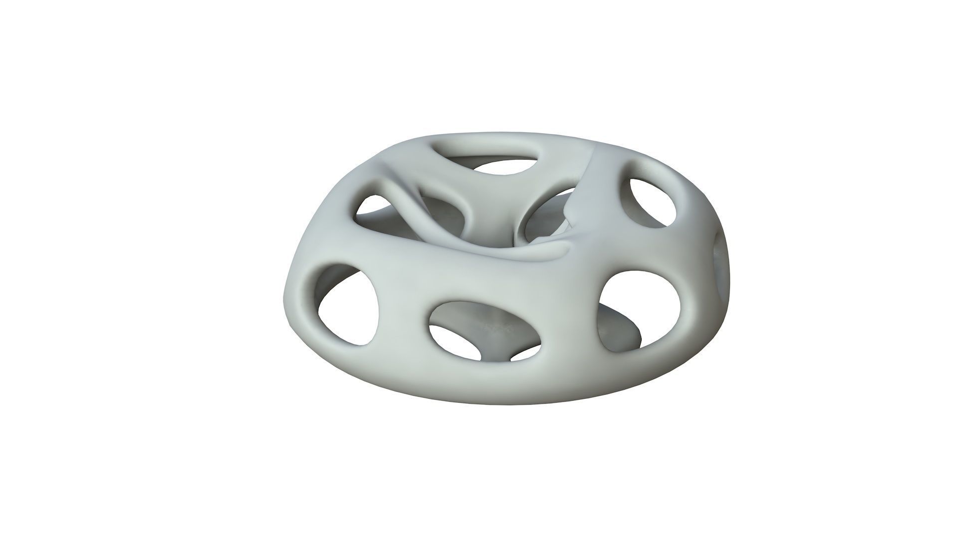 SciFi Cube Object No 65174 Low Poly Shape Low-poly 3D model_1