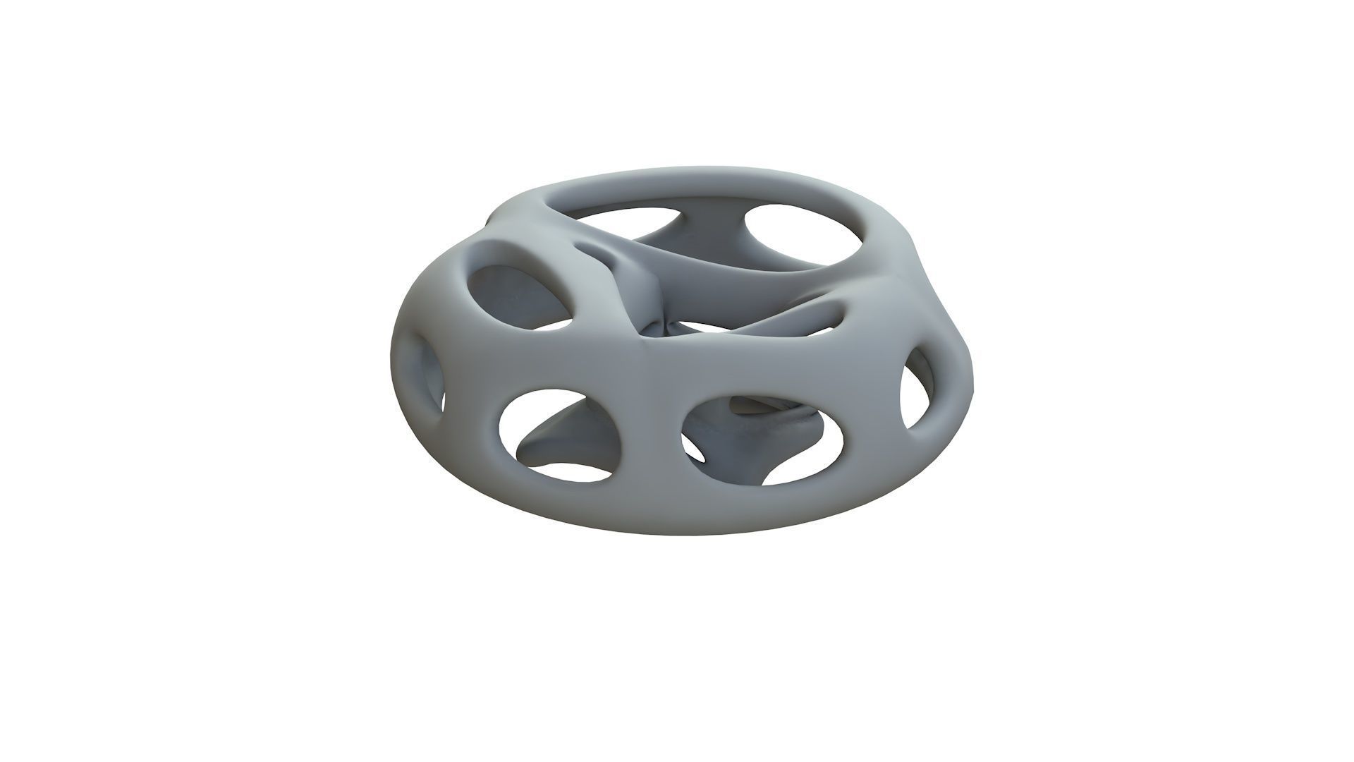 SciFi Cube Object No 65174 Low Poly Shape Low-poly 3D model_11