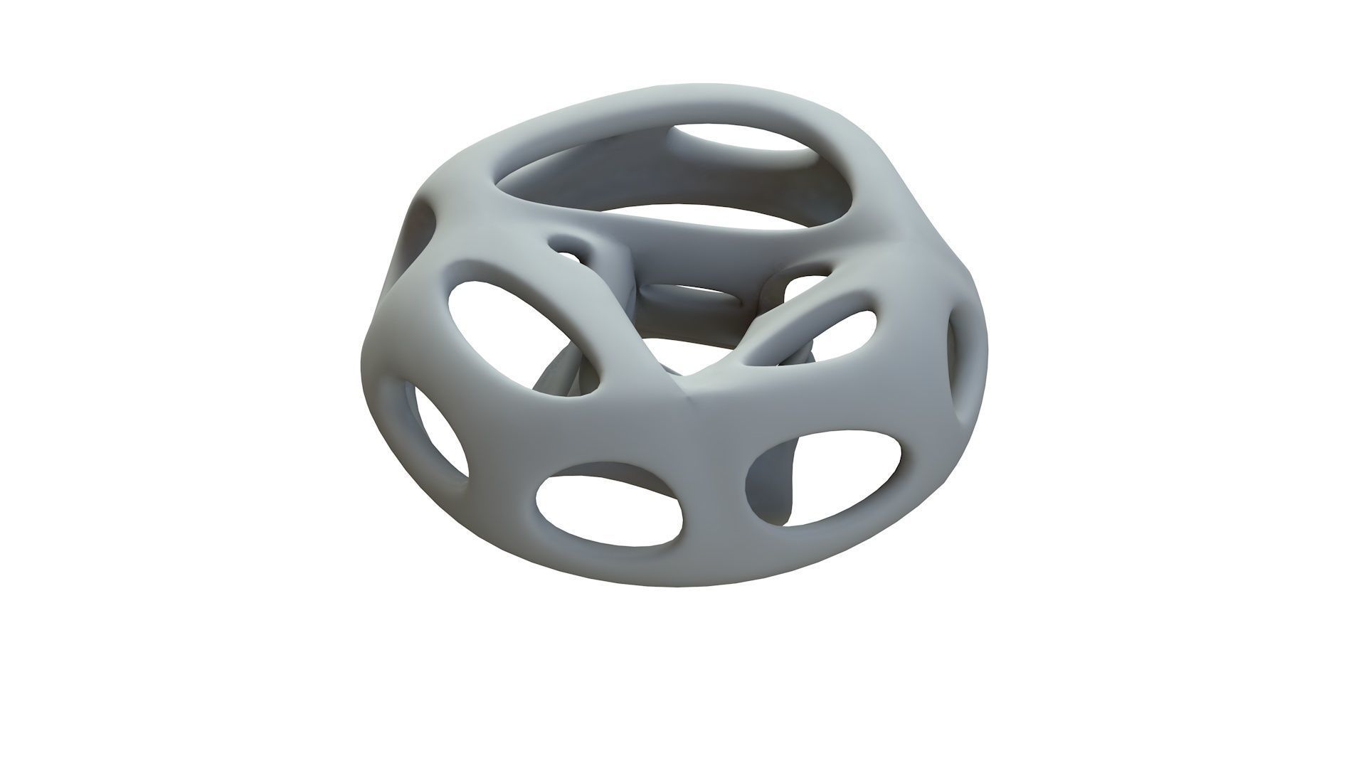 SciFi Cube Object No 65174 Low Poly Shape Low-poly 3D model_14