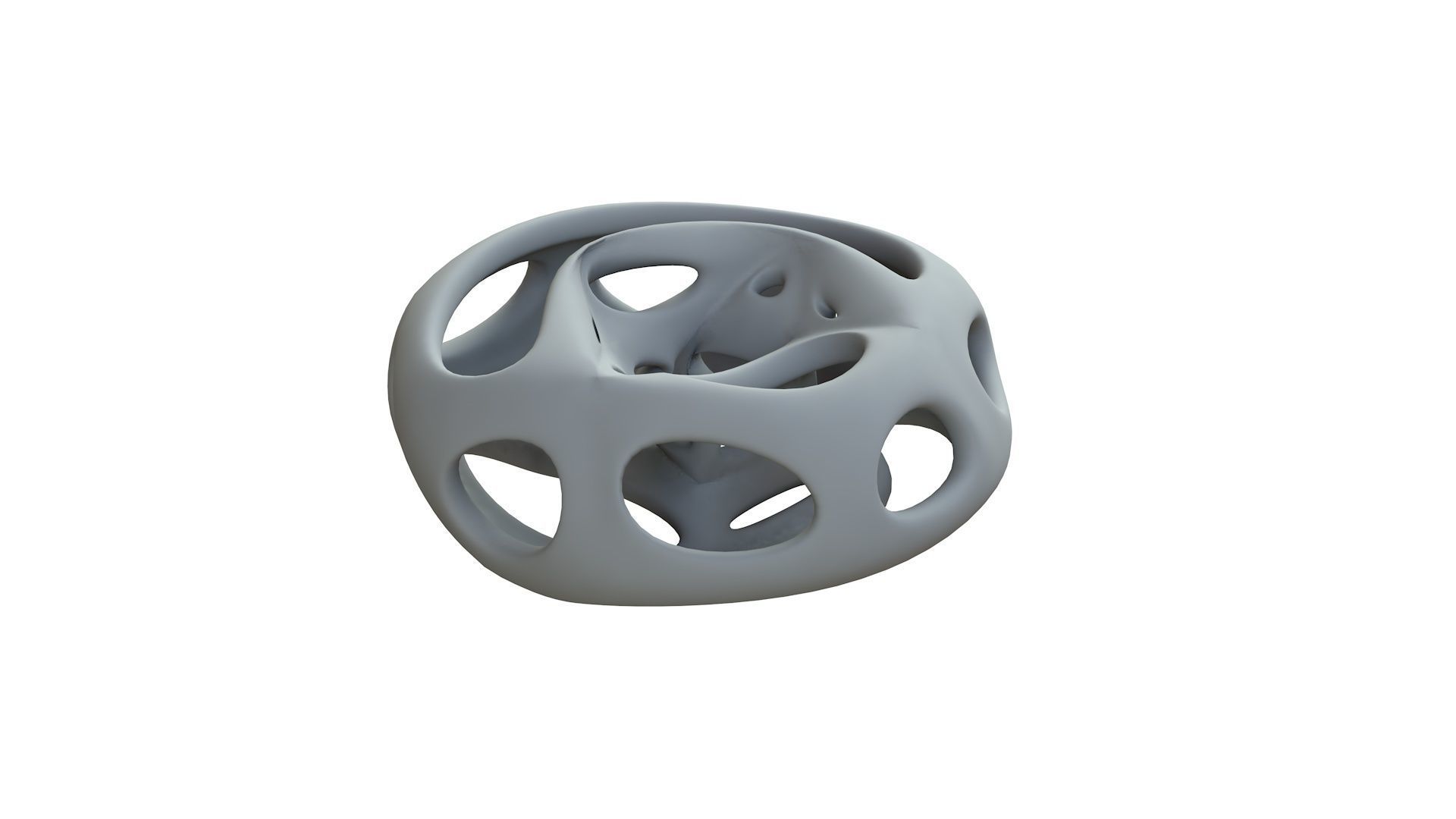 SciFi Cube Object No 65171 Low Poly Shape Low-poly 3D model_10