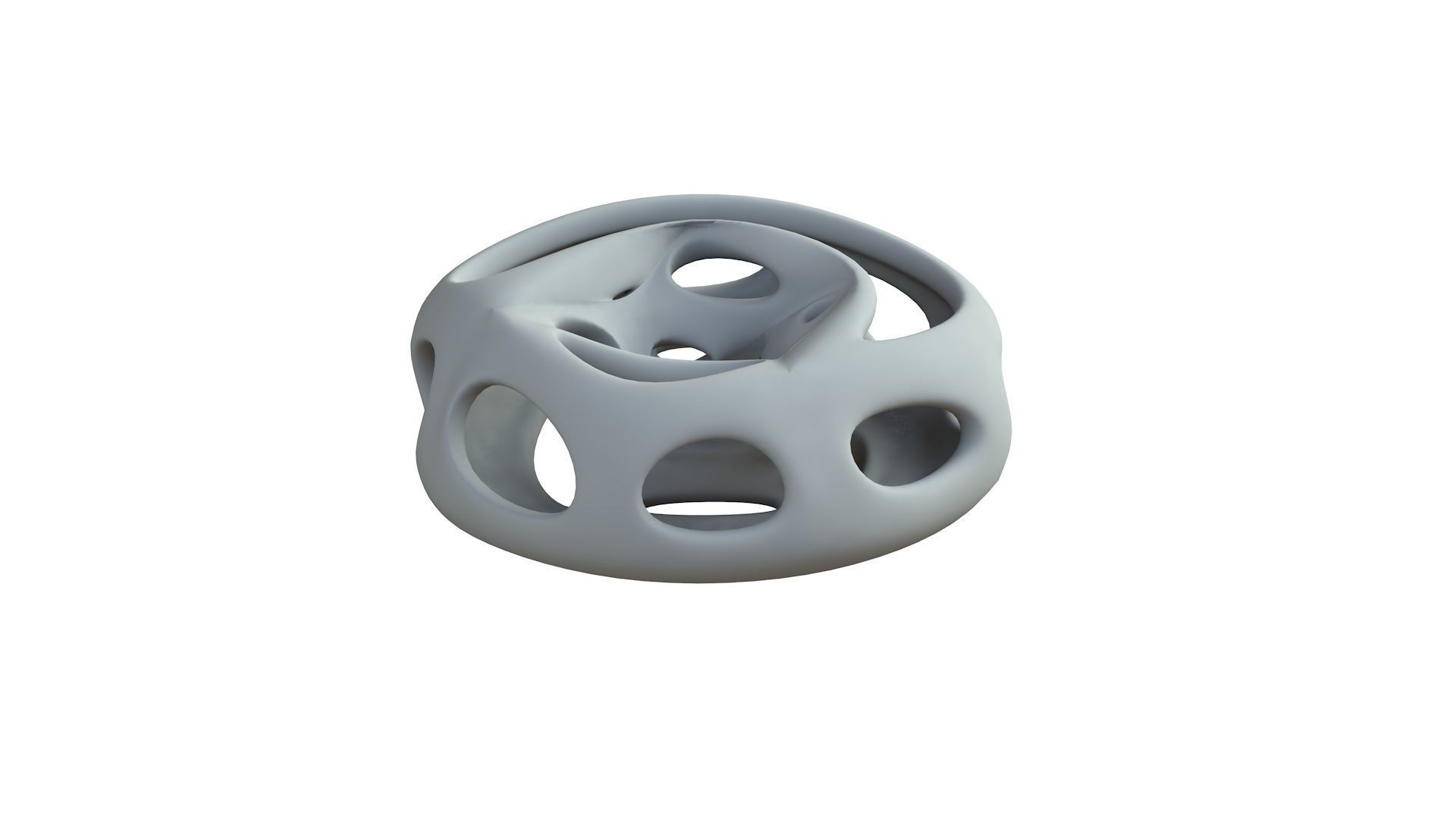 SciFi Cube Object No 65171 Low Poly Shape Low-poly 3D model_7