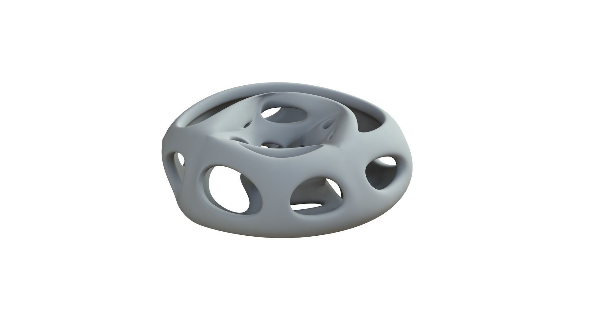 SciFi Cube Object No 65171 Low Poly Shape Low-poly 3D model_8