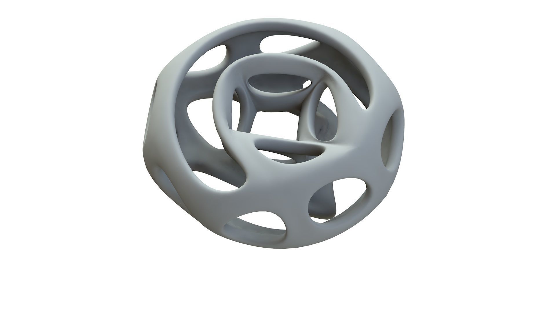 SciFi Cube Object No 65162 Low Poly Shape Low-poly 3D model_16