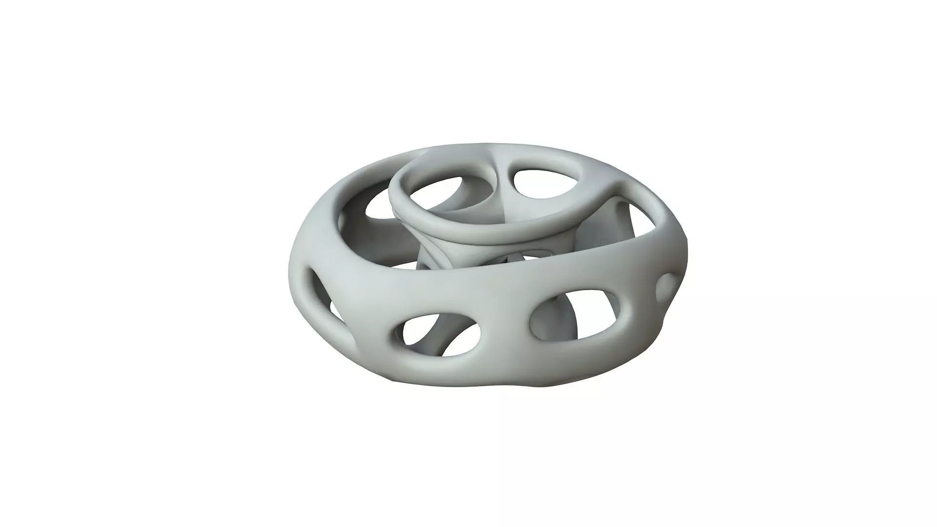 SciFi Cube Object No 65162 Low Poly Shape Low-poly 3D model_0