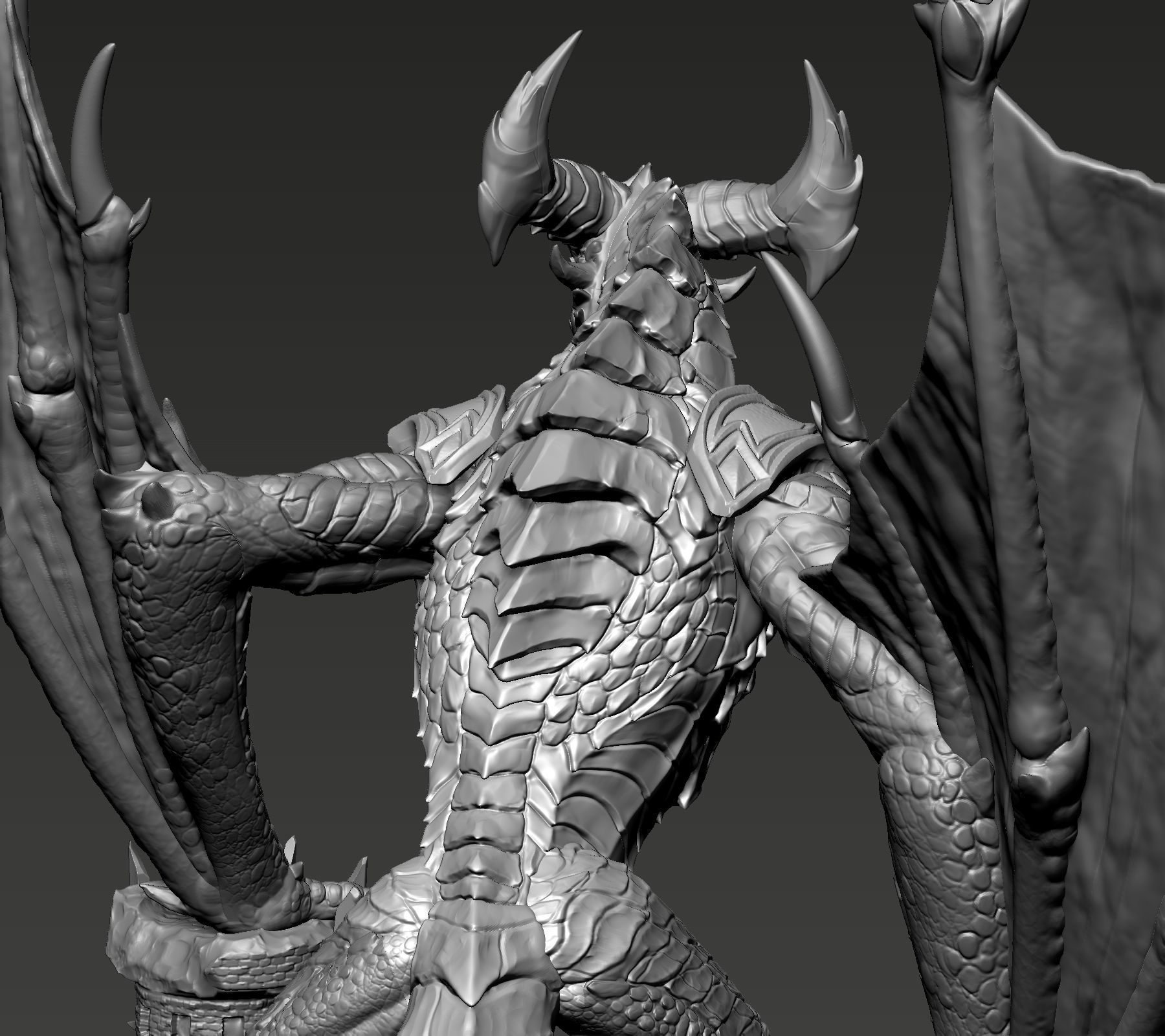 Red Dragon 3D print model_7