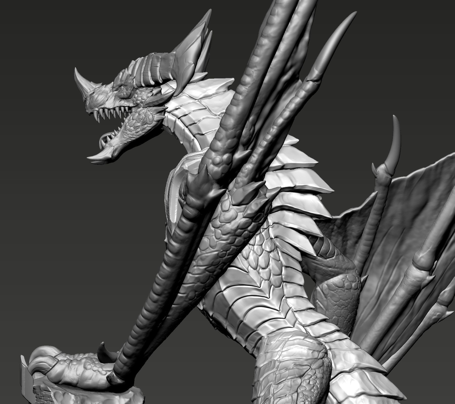 Red Dragon 3D print model_6