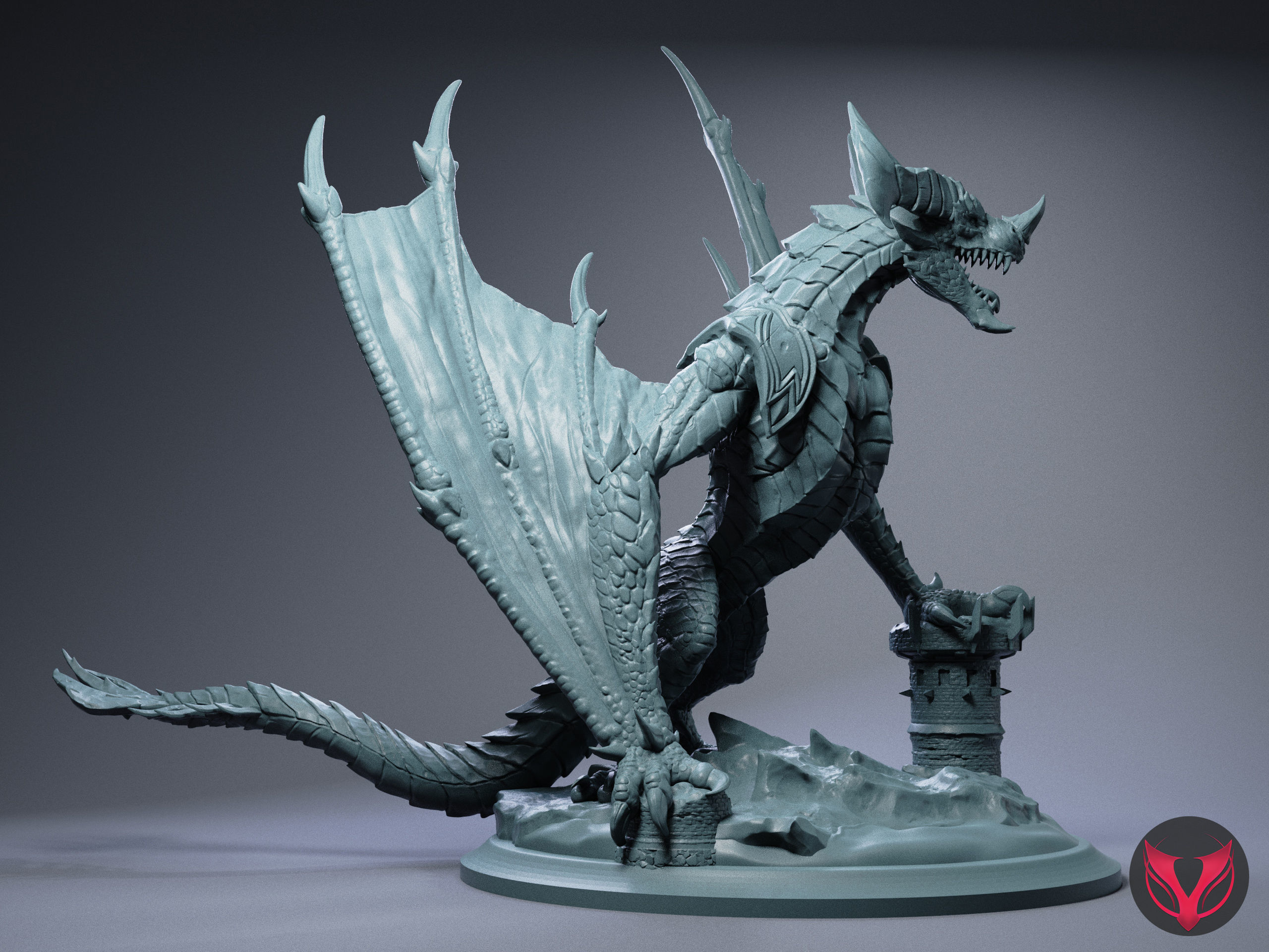 Red Dragon 3D print model_2