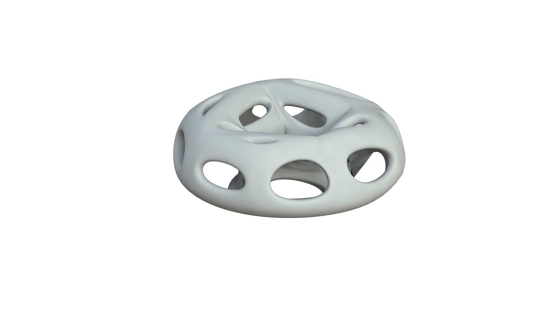 SciFi Cube Object No 65142 Low Poly Shape Low-poly 3D model_3