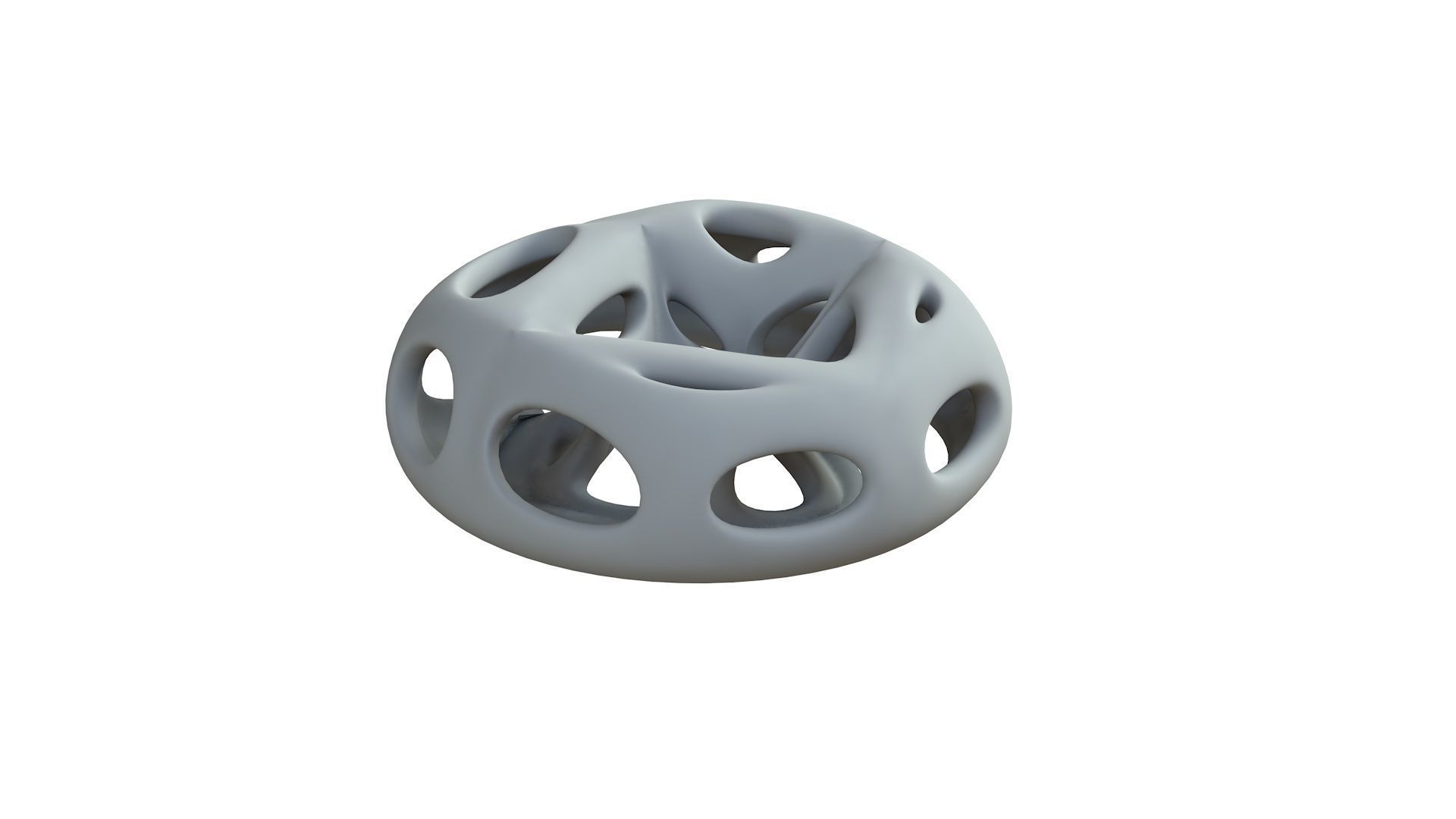 SciFi Cube Object No 65142 Low Poly Shape Low-poly 3D model_8