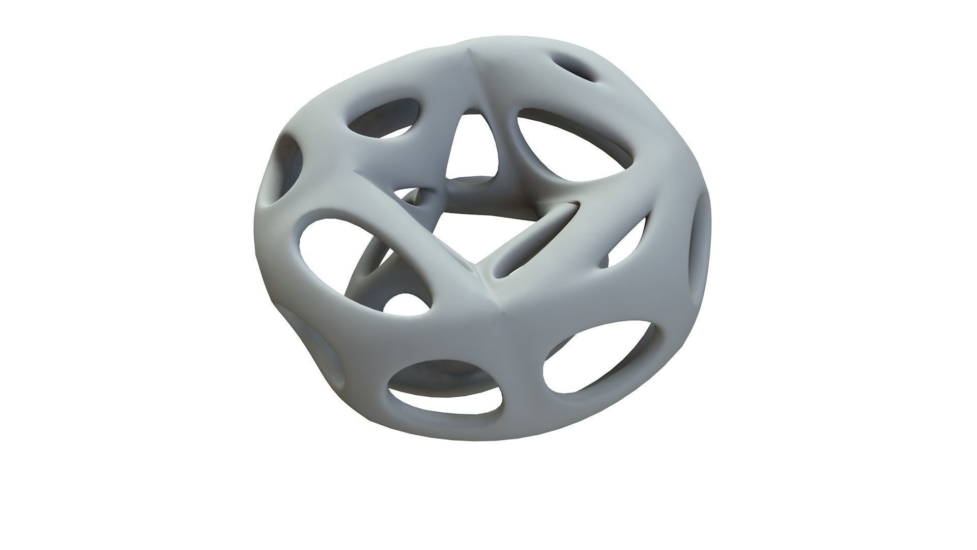 SciFi Cube Object No 65142 Low Poly Shape Low-poly 3D model_16