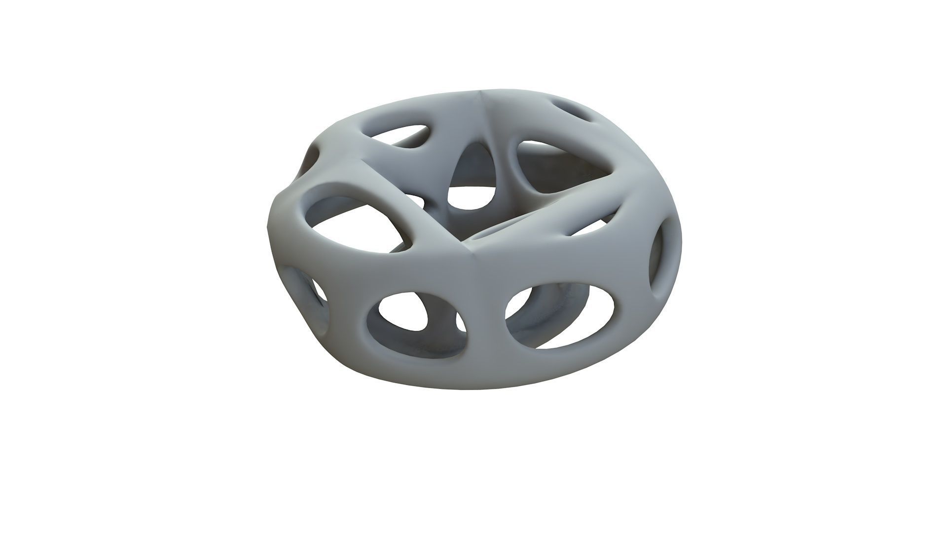 SciFi Cube Object No 65142 Low Poly Shape Low-poly 3D model_13