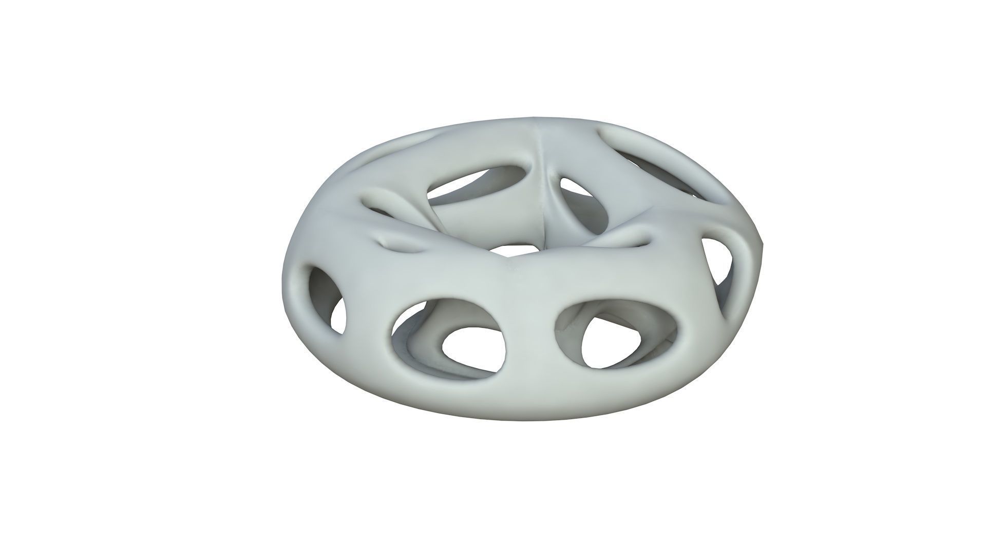 SciFi Cube Object No 65142 Low Poly Shape Low-poly 3D model_2