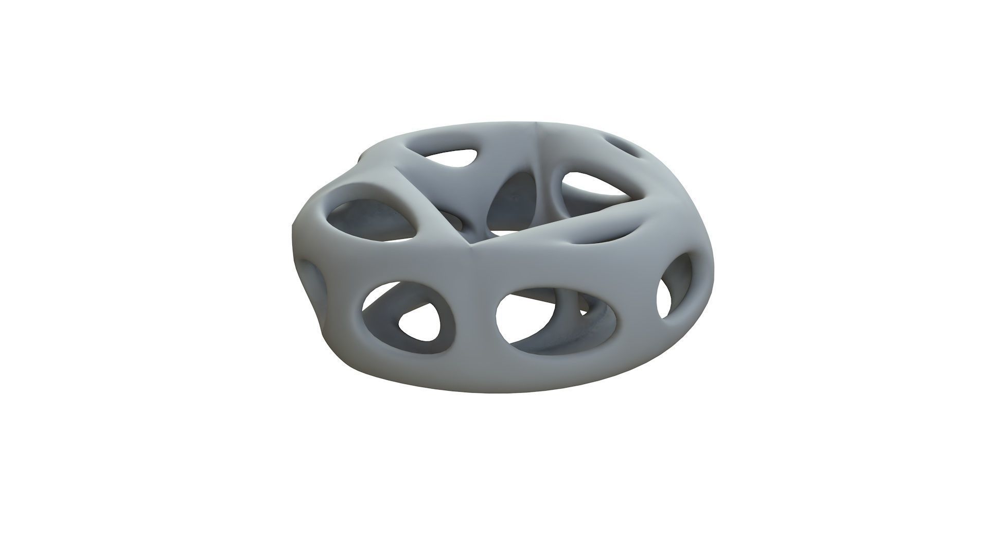 SciFi Cube Object No 65142 Low Poly Shape Low-poly 3D model_11