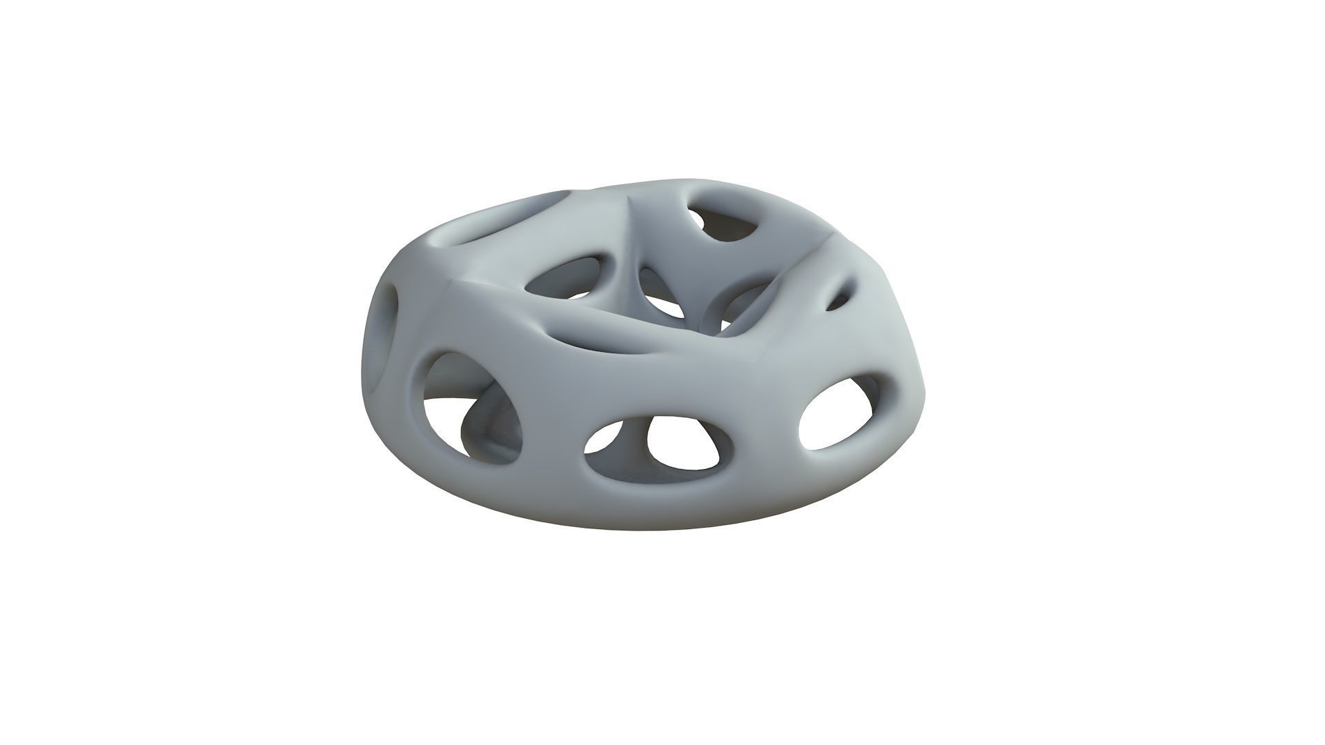 SciFi Cube Object No 65142 Low Poly Shape Low-poly 3D model_7