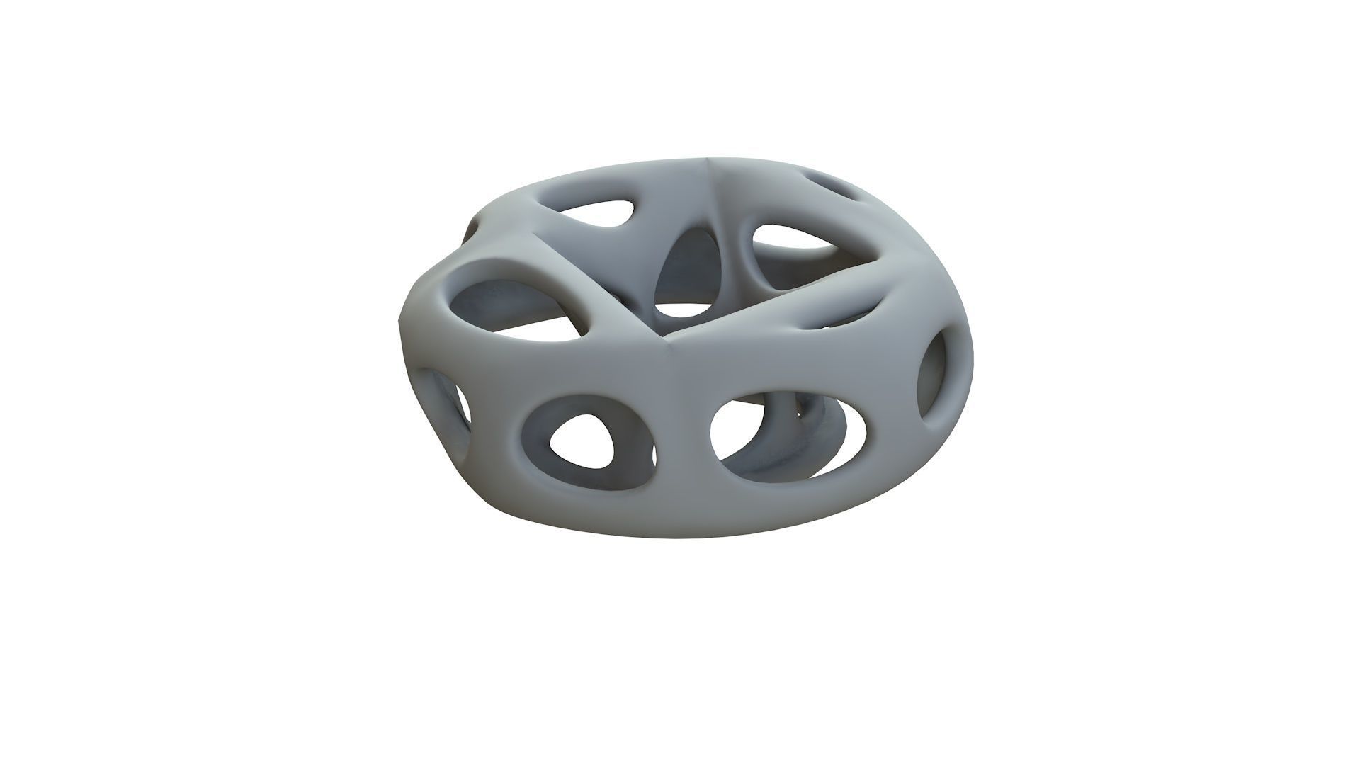 SciFi Cube Object No 65142 Low Poly Shape Low-poly 3D model_12