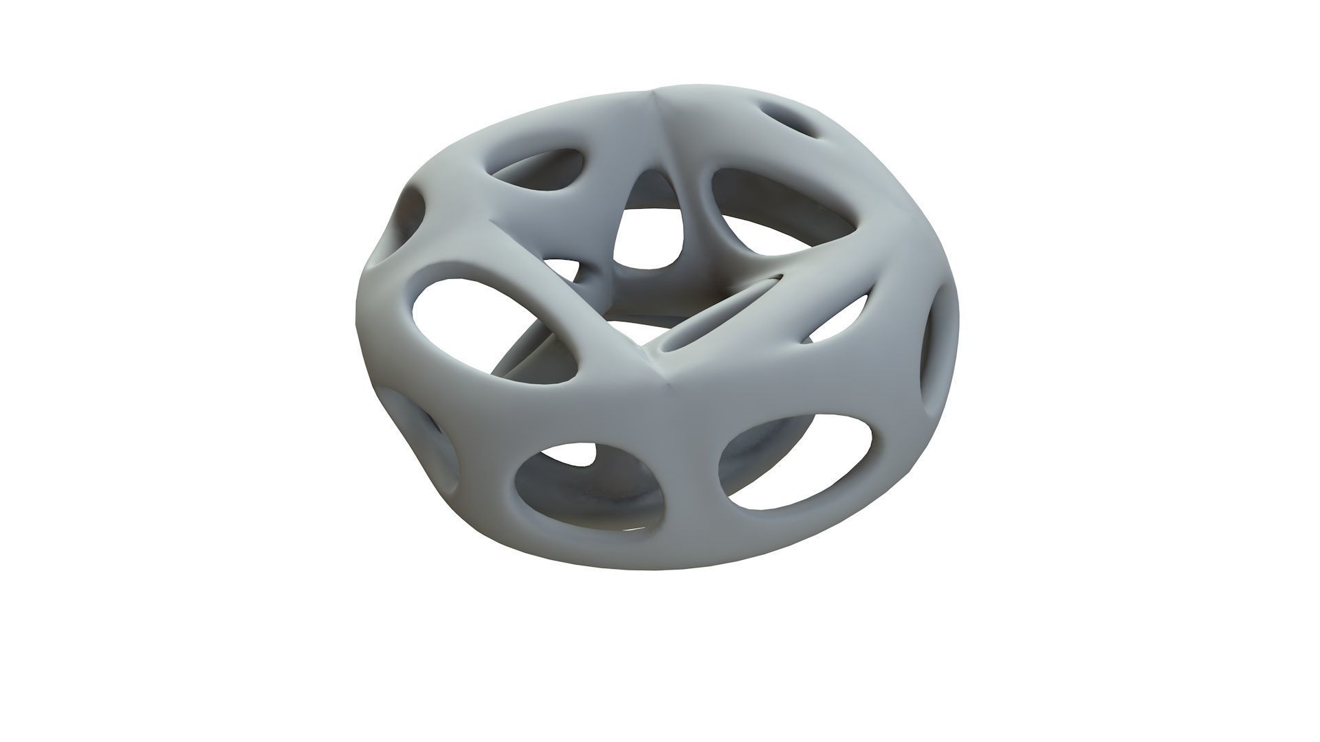 SciFi Cube Object No 65142 Low Poly Shape Low-poly 3D model_14