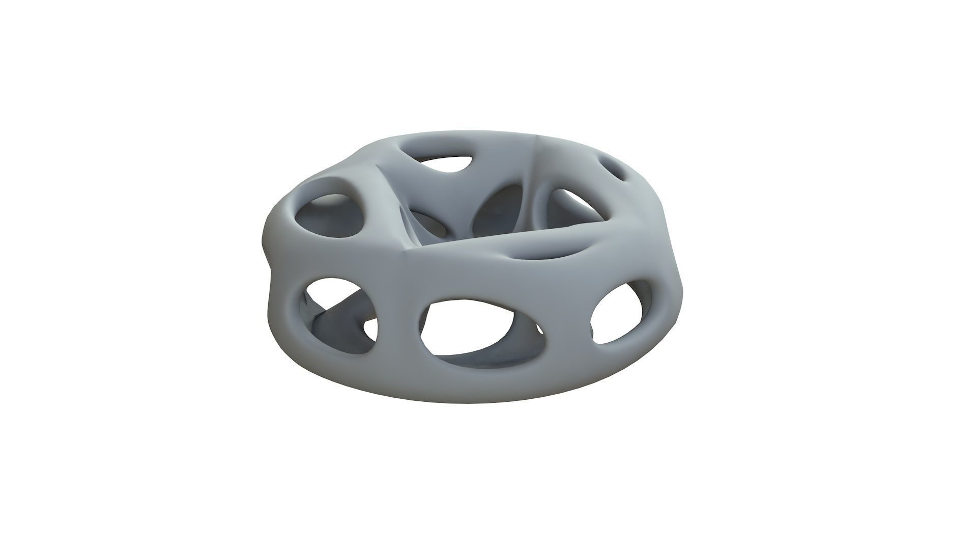 SciFi Cube Object No 65142 Low Poly Shape Low-poly 3D model_10