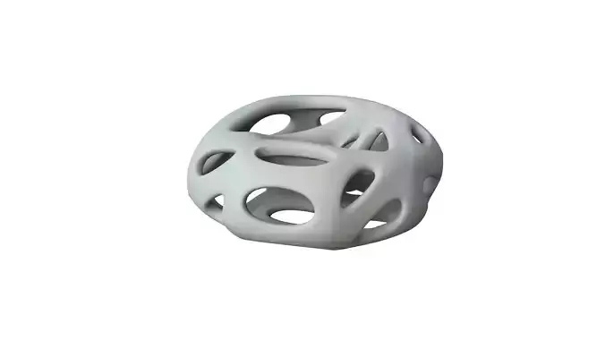 SciFi Cube Object No 64913 Low Poly Shape Low-poly 3D model