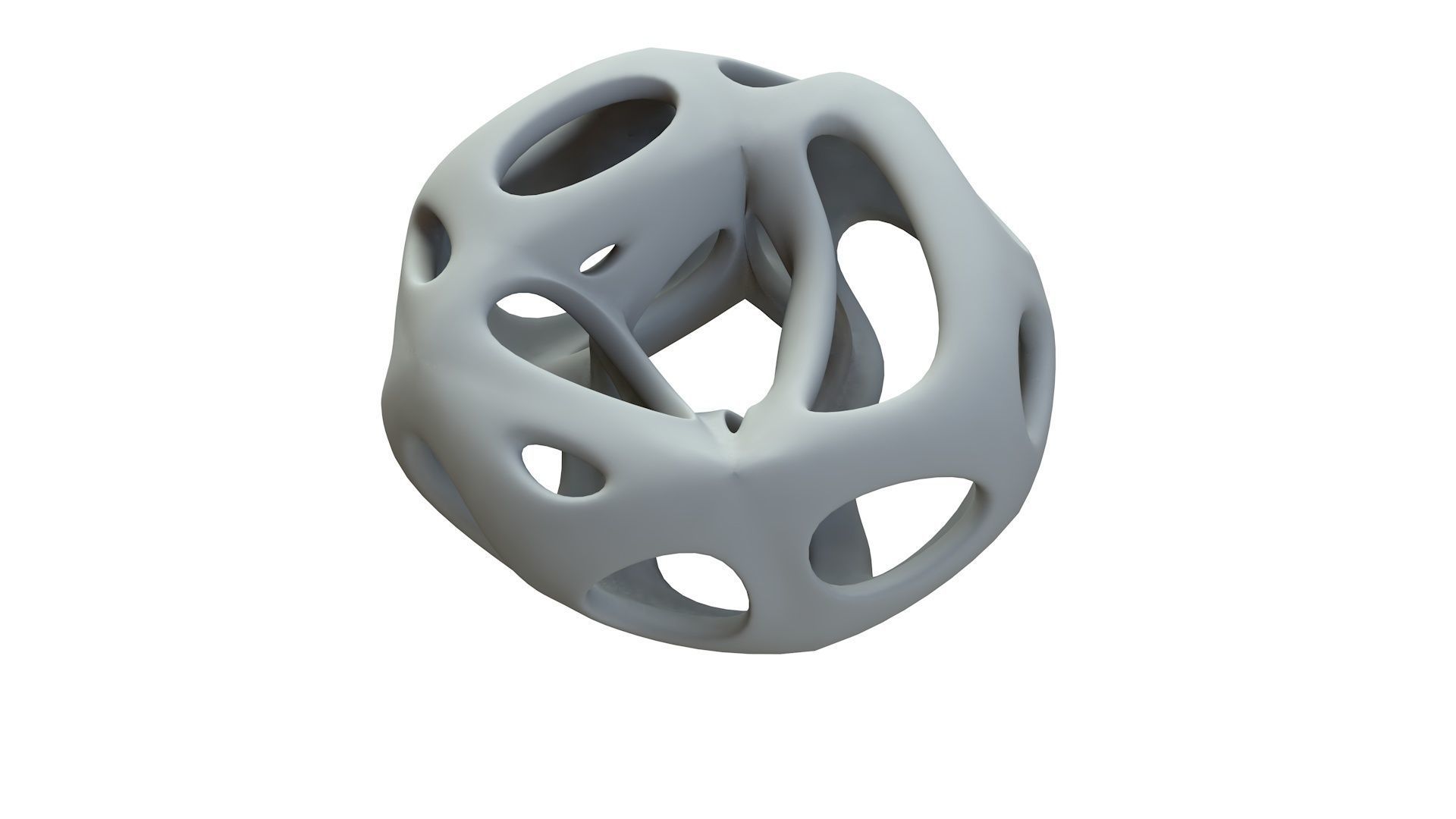 SciFi Cube Object No 64913 Low Poly Shape Low-poly 3D model_17