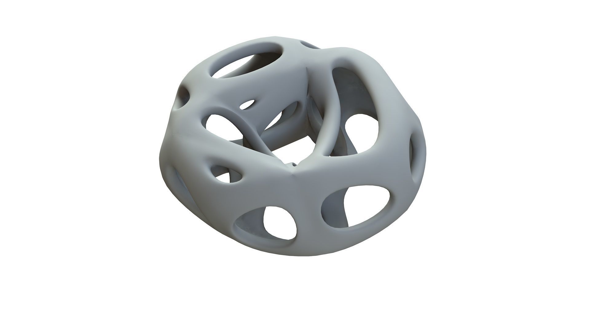 SciFi Cube Object No 64913 Low Poly Shape Low-poly 3D model_14