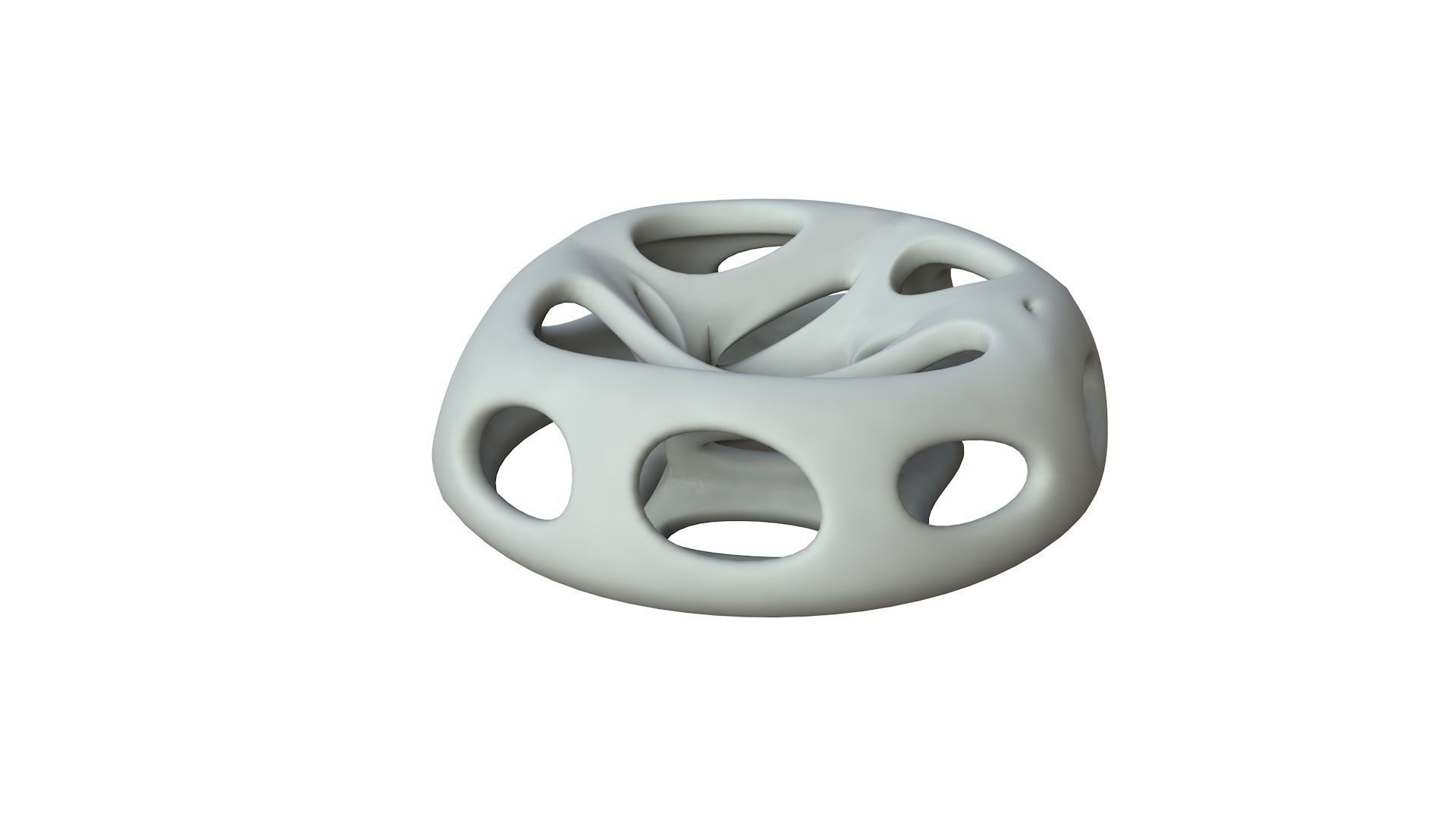 SciFi Cube Object No 64899 Low Poly Shape Low-poly 3D model_1