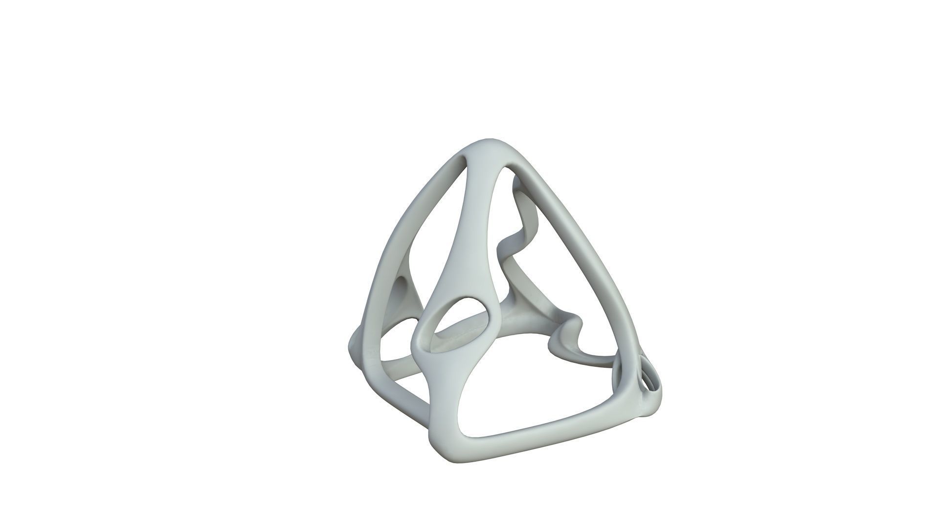 SciFi Cube Object No 64897 Low Poly Shape Low-poly 3D model_3