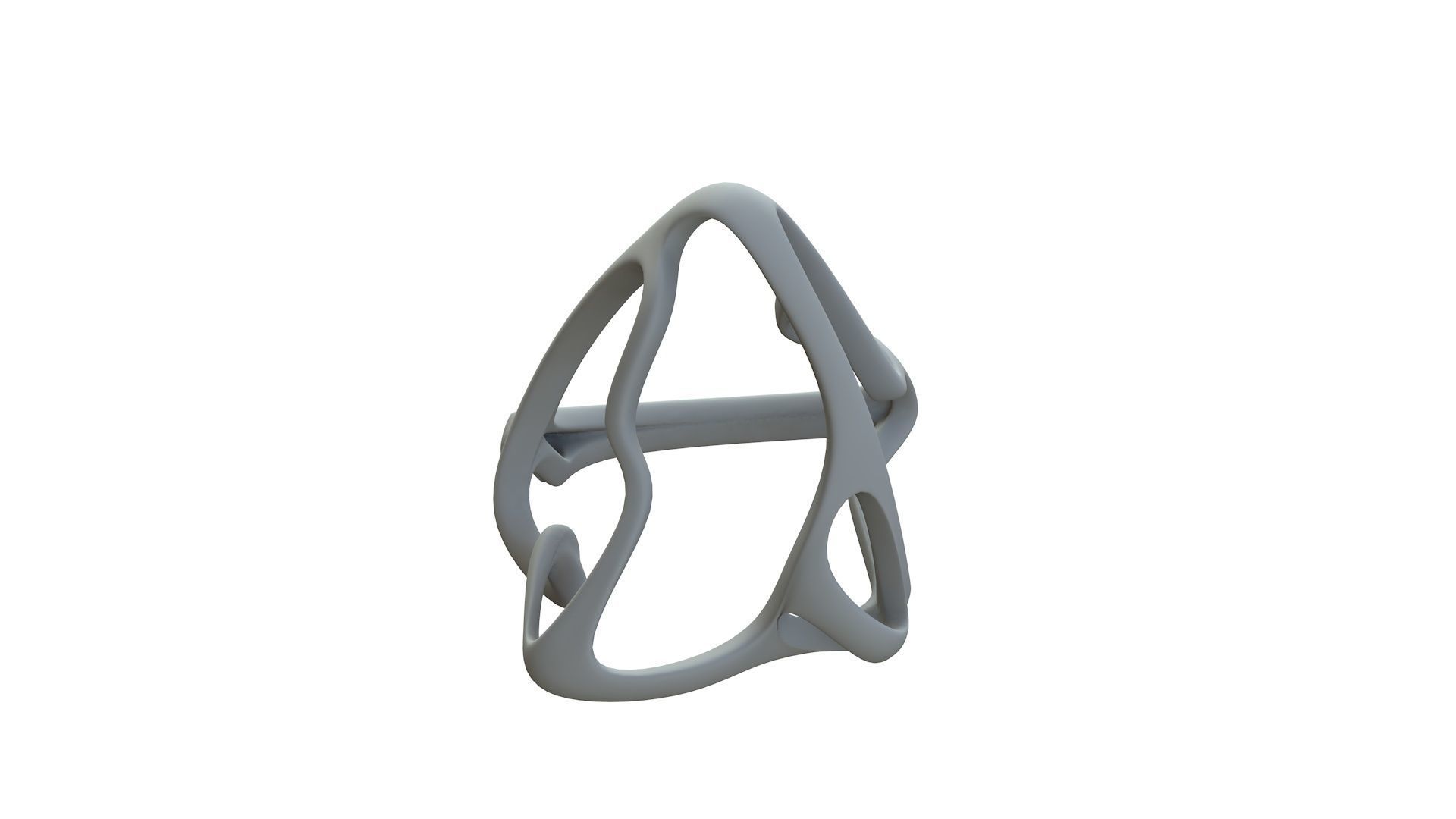 SciFi Cube Object No 64897 Low Poly Shape Low-poly 3D model_13