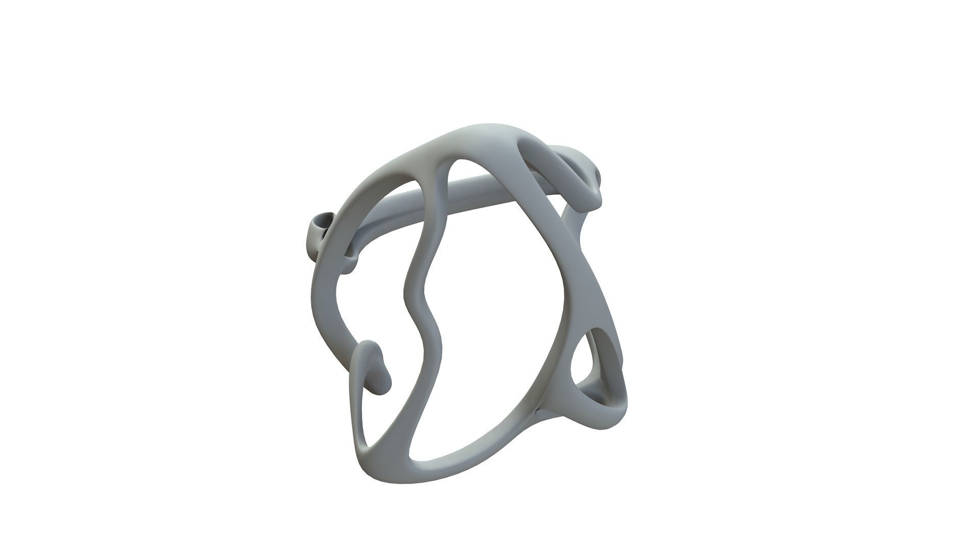 SciFi Cube Object No 64897 Low Poly Shape Low-poly 3D model_17