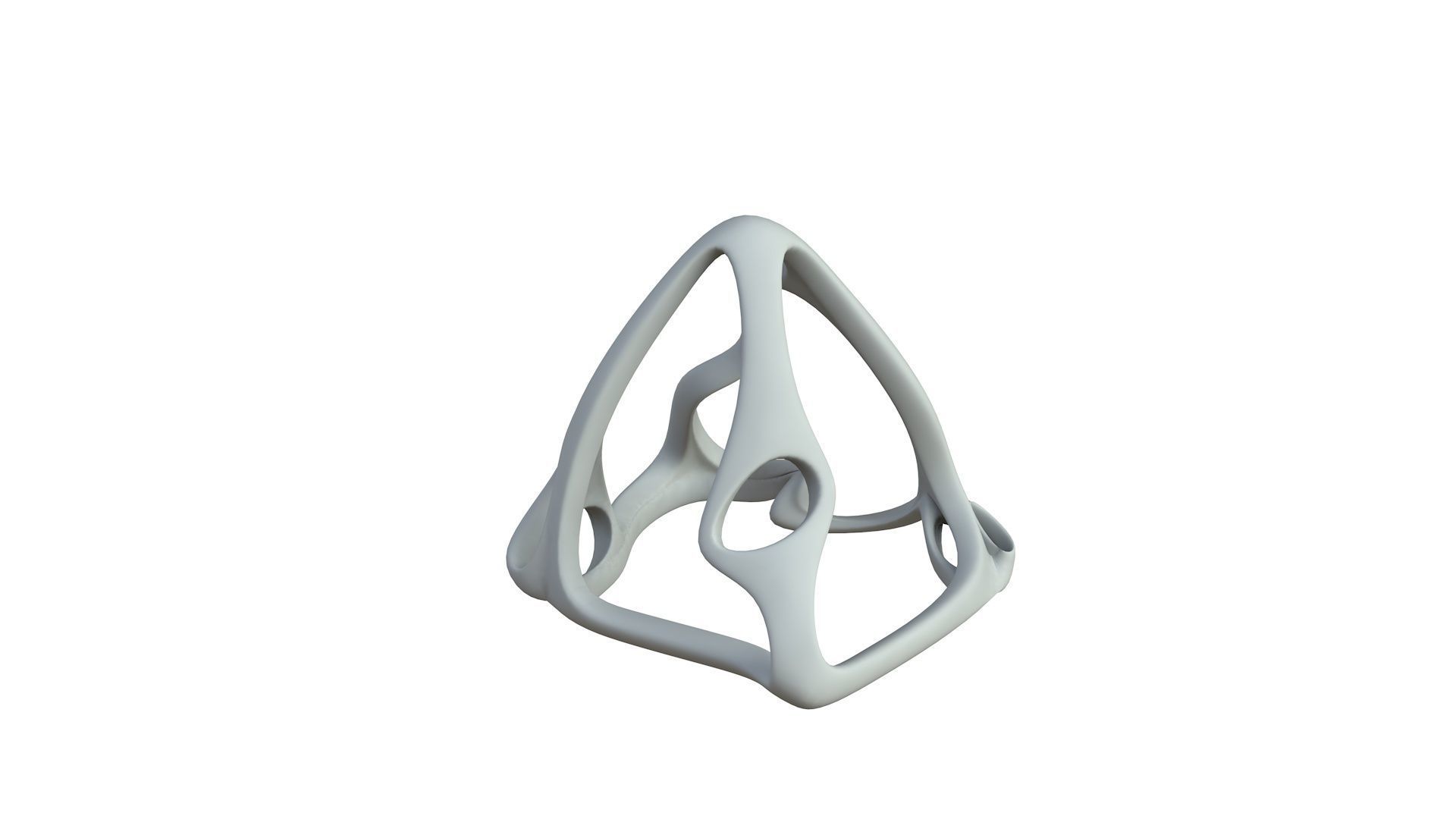 SciFi Cube Object No 64897 Low Poly Shape Low-poly 3D model_4