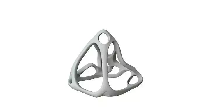 SciFi Cube Object No 64784 Low Poly Shape Low-poly 3D model