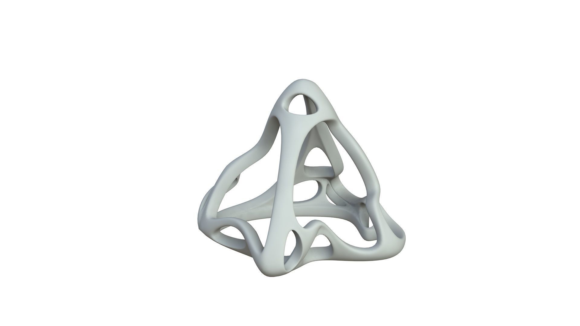 SciFi Cube Object No 64771 Low Poly Shape Low-poly 3D model_3