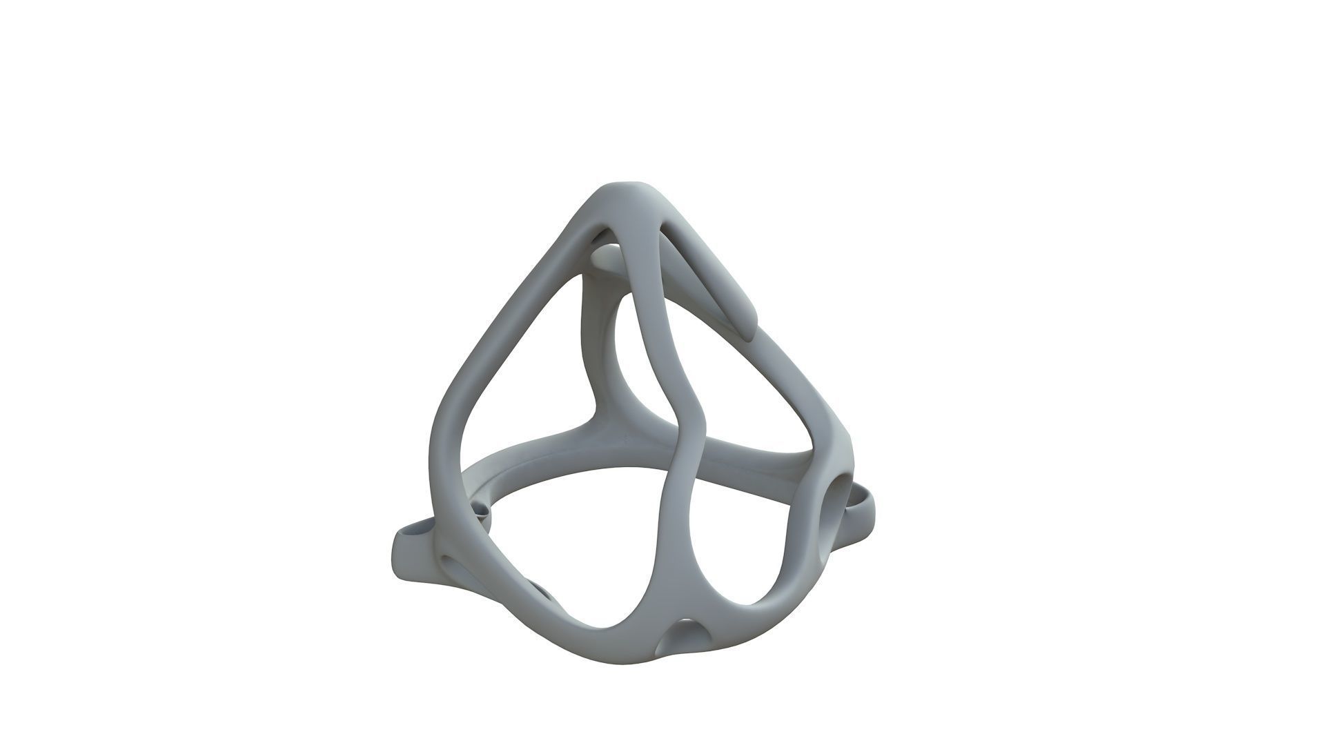 SciFi Cube Object No 64753 Low Poly Shape Low-poly 3D model_9