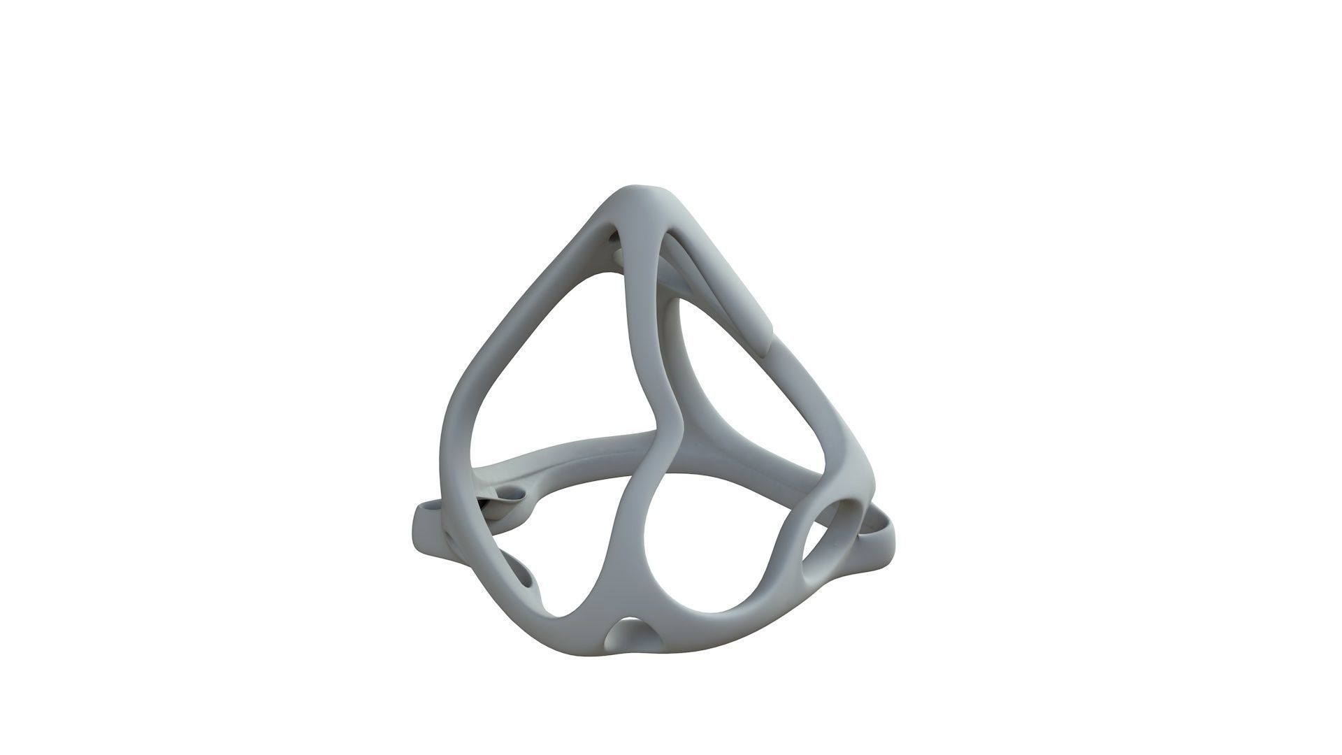 SciFi Cube Object No 64753 Low Poly Shape Low-poly 3D model_8