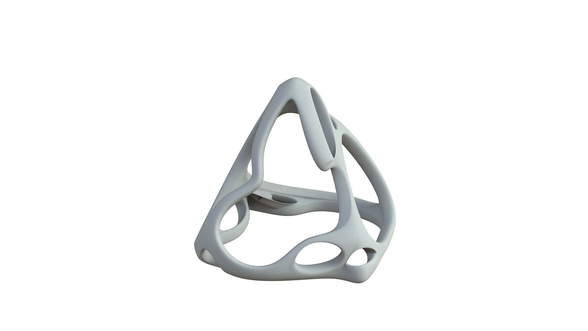 SciFi Cube Object No 64753 Low Poly Shape Low-poly 3D model_5